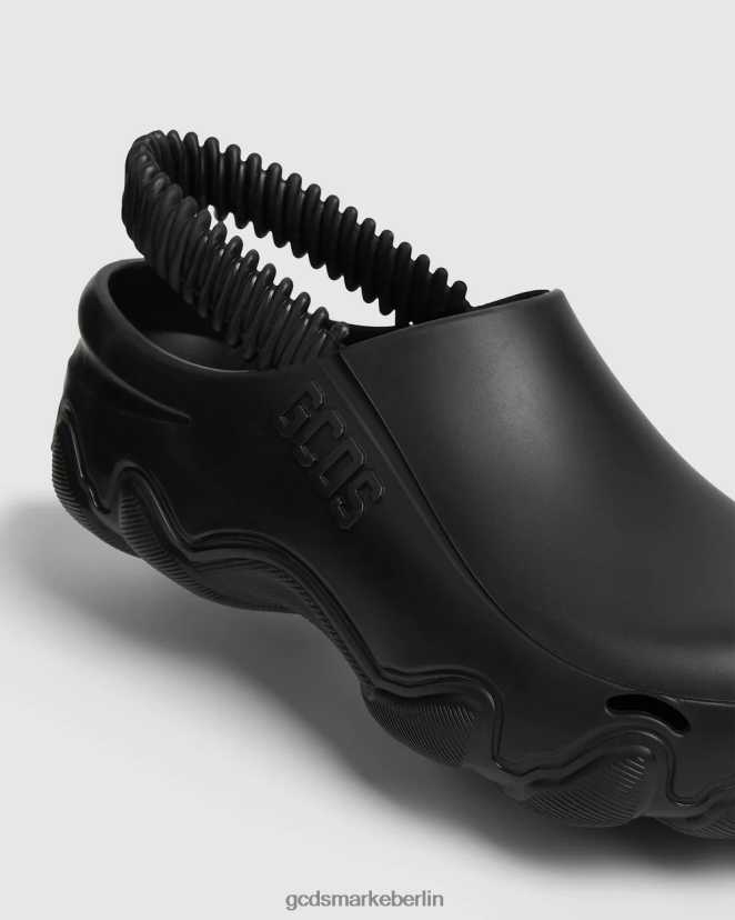 GCDS Männer Steinbock-Clogs LP42F181 Schwarz Schuhwerk