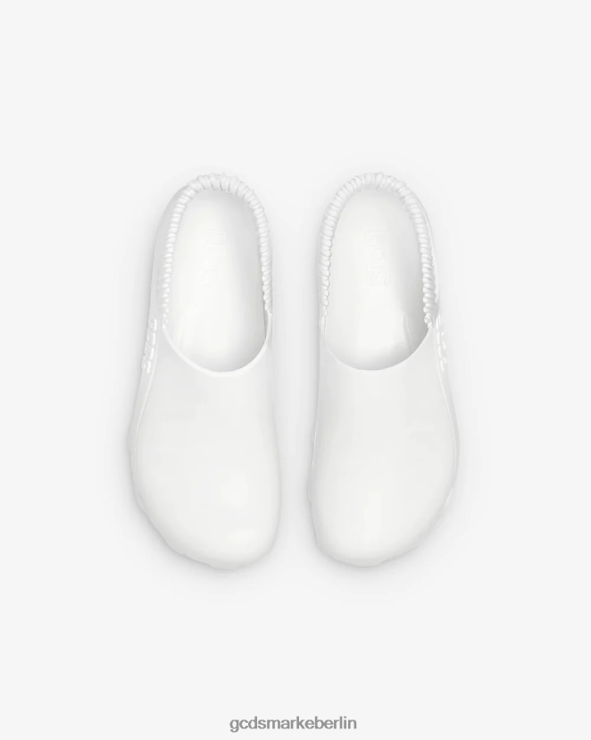 GCDS Männer Steinbock-Clogs LP42F185 Weiß Schuhwerk