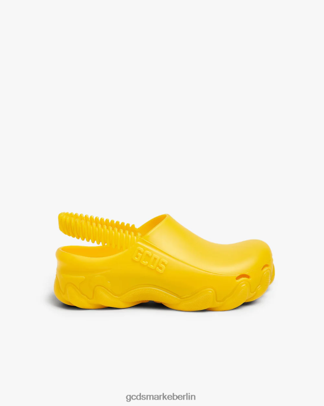 GCDS Männer Steinbock-Clogs LP42F187 Gelb Schuhwerk