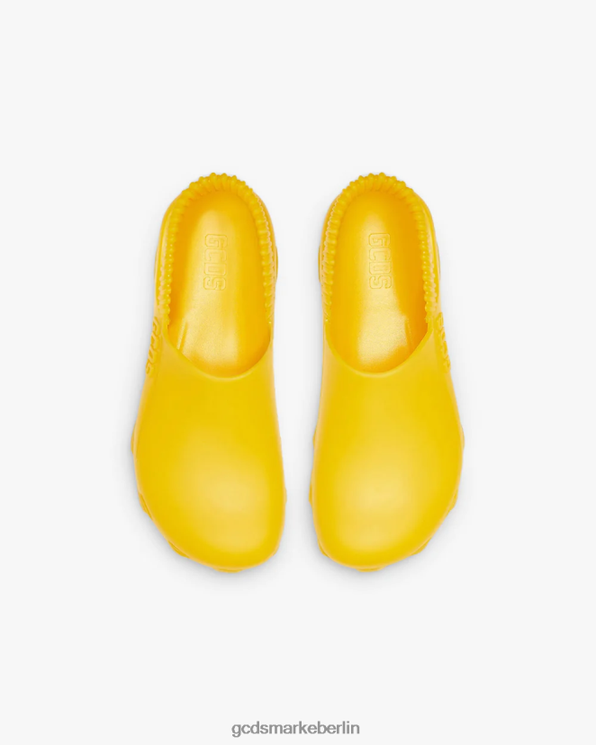 GCDS Männer Steinbock-Clogs LP42F187 Gelb Schuhwerk