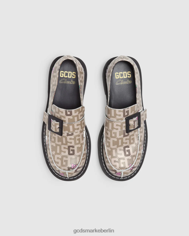 GCDS x Clarks Männer Hallo Kitty-Monogramm-Loafer LP42F180 Mehrfarbig Schuhwerk