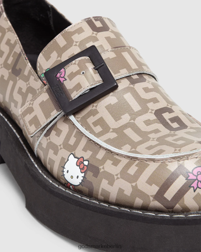 GCDS x Clarks Männer Hallo Kitty-Monogramm-Loafer LP42F180 Mehrfarbig Schuhwerk