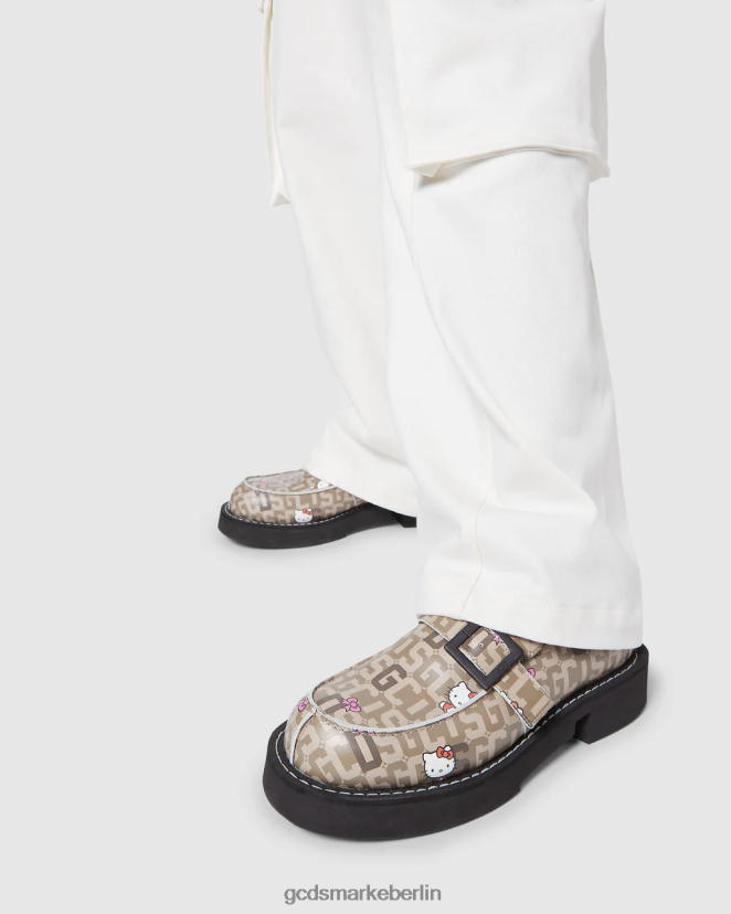GCDS x Clarks Männer Hallo Kitty-Monogramm-Loafer LP42F180 Mehrfarbig Schuhwerk