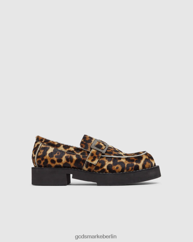 GCDS x Clarks Männer Leoparden-Loafer LP42F179 Mehrfarbig Schuhwerk