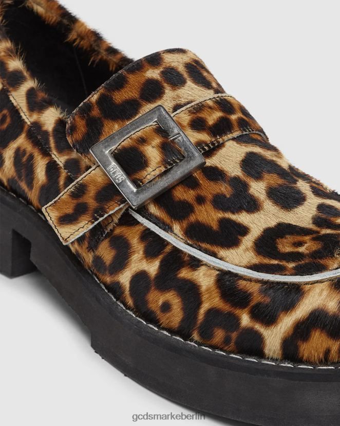 GCDS x Clarks Männer Leoparden-Loafer LP42F179 Mehrfarbig Schuhwerk
