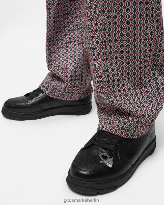 GCDS Männer unverzichtbare Nami-Sneaker LP42F163 Schwarz Schuhwerk