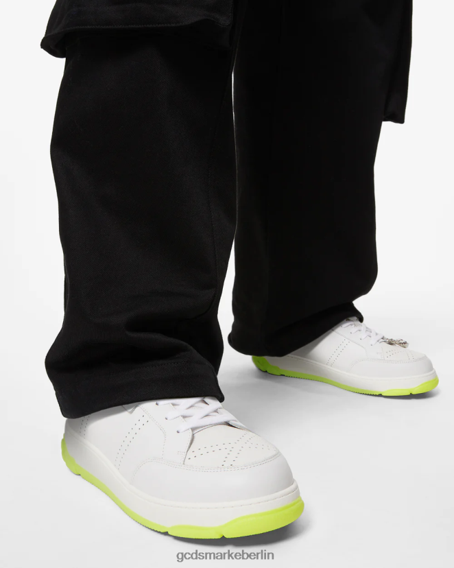 GCDS Männer unverzichtbare Nami-Sneaker LP42F165 Kalk Schuhwerk