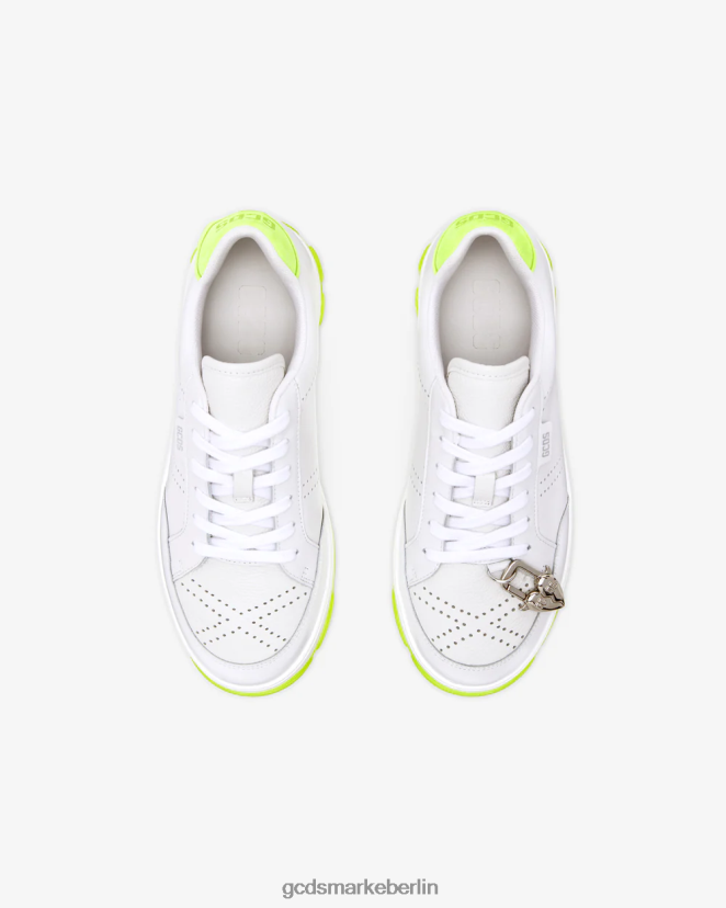 GCDS Männer unverzichtbare Nami-Sneaker LP42F165 Kalk Schuhwerk