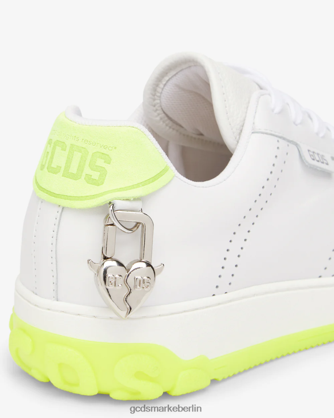 GCDS Männer unverzichtbare Nami-Sneaker LP42F165 Kalk Schuhwerk