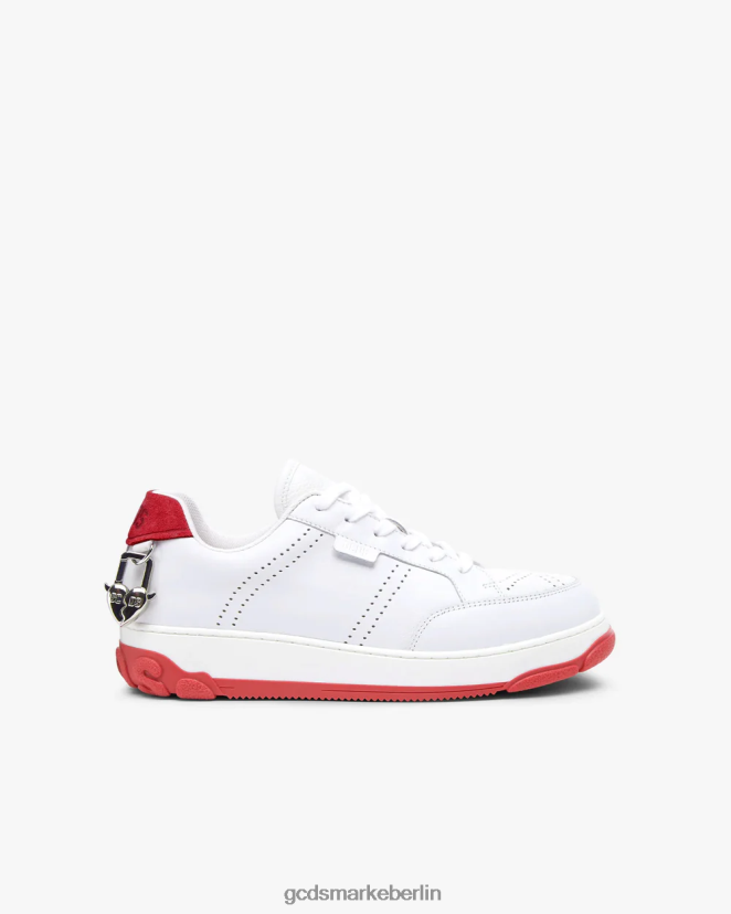 GCDS Männer unverzichtbare Nami-Sneaker LP42F167 Rot Schuhwerk