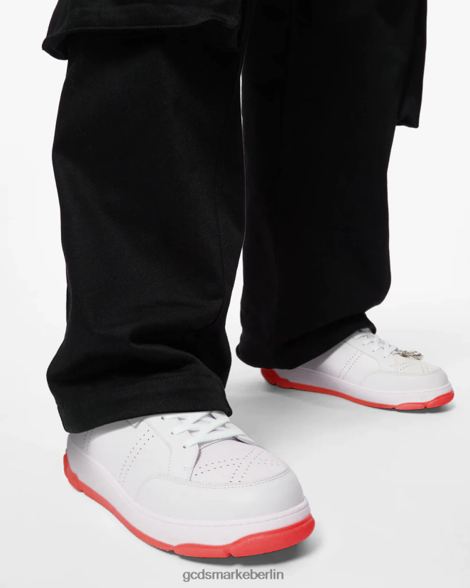 GCDS Männer unverzichtbare Nami-Sneaker LP42F167 Rot Schuhwerk