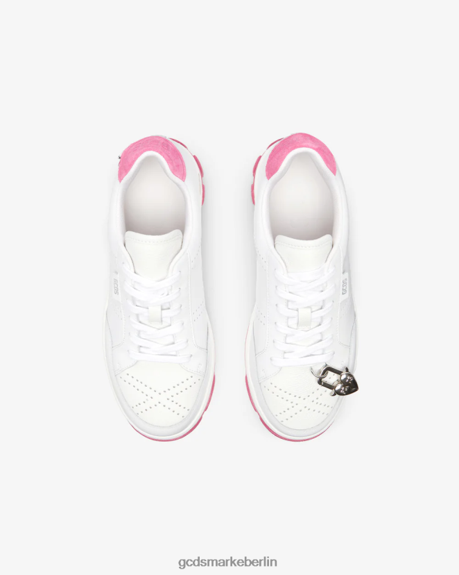 GCDS Männer unverzichtbare Nami-Sneaker LP42F168 Fuchsie Schuhwerk