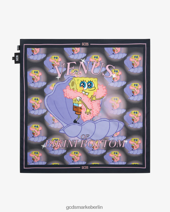 GCDS Männer SpongeBob-Venus-Foulard LP42F267 Mehrfarbig Zubehörteil