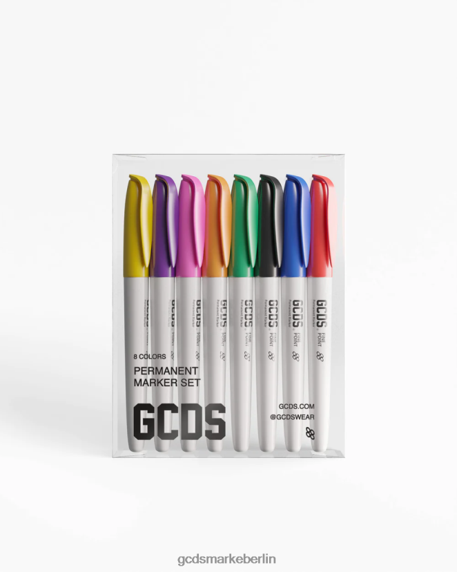 GCDS Männer Permanentmarker-Set LP42F297 Rosa Zubehörteil