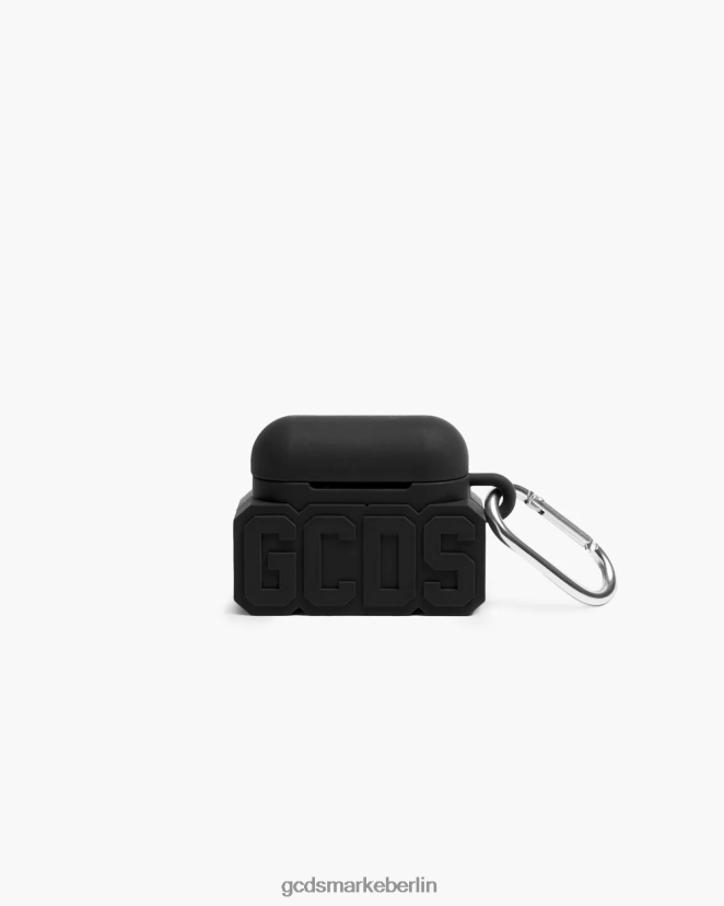 GCDS Männer Pro-Kopfhörerhülle LP42F309 Schwarz Zubehörteil