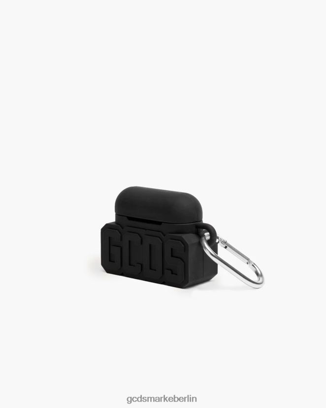 GCDS Männer Pro-Kopfhörerhülle LP42F309 Schwarz Zubehörteil