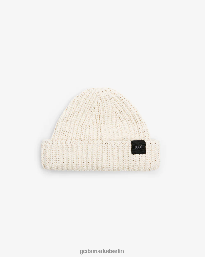 GCDS Männer Schöner Baumwollhut LP42F230 Beige Zubehörteil