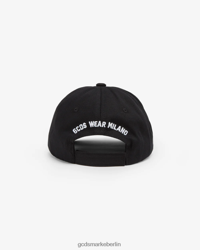 GCDS Männer unverzichtbare Baseballmütze LP42F219 Weiß Zubehörteil
