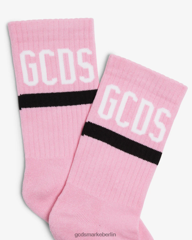 GCDS Männer Logo-Socken LP42F213 Rosa Zubehörteil