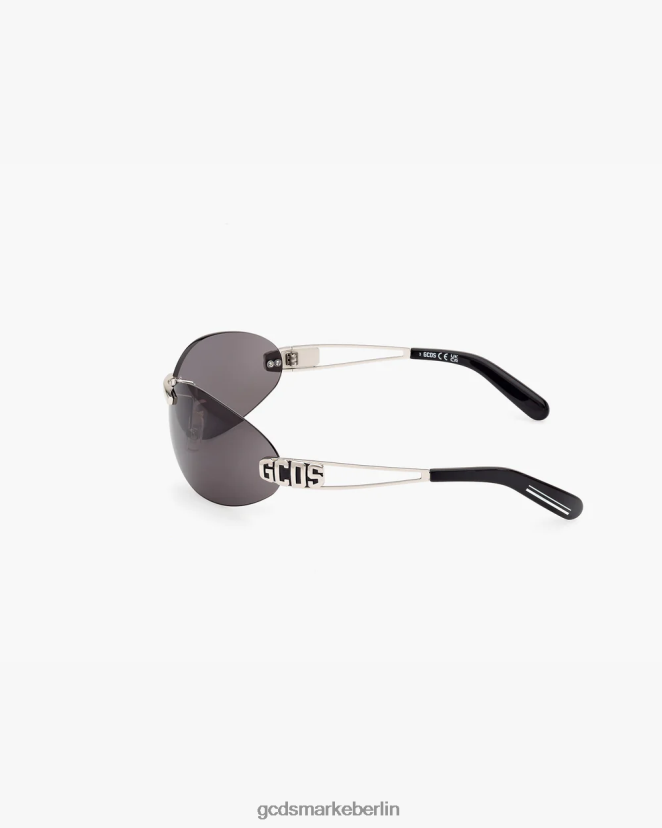 GCDS Männer gd0032 ovale Sonnenbrille LP42F275 Schwarz Zubehörteil