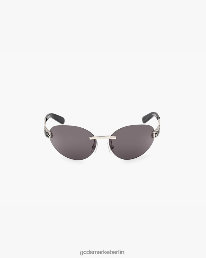 GCDS Männer gd0032 ovale Sonnenbrille LP42F275 Schwarz Zubehörteil