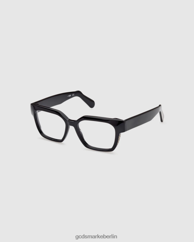 GCDS Männer gd5013 eckige Brille LP42F286 Schwarz Zubehörteil