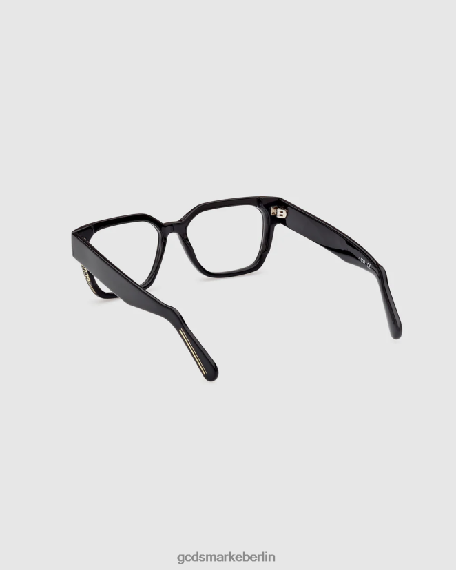 GCDS Männer gd5013 eckige Brille LP42F286 Schwarz Zubehörteil