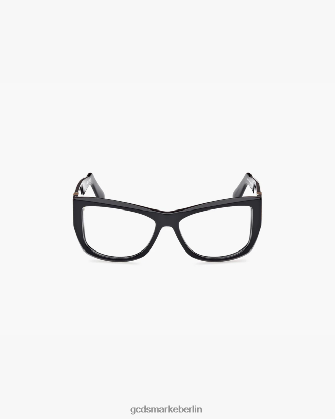GCDS Männer gd5017 Cat-Eye-Brille LP42F277 Schwarz Zubehörteil