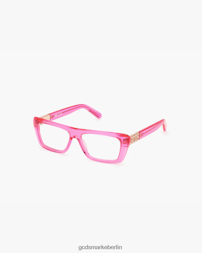 GCDS Männer gd5018 rechteckige Brille LP42F280 Rosa Zubehörteil