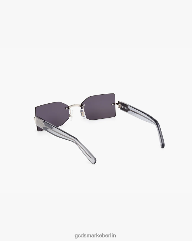 GCDS Männer rechteckige Sonnenbrille gd0033 LP42F272 Rauch Zubehörteil