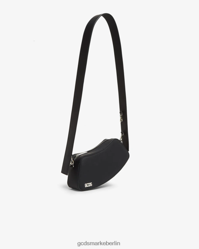 GCDS Männer Komma kleine Umhängetasche LP42F250 Schwarz Zubehörteil