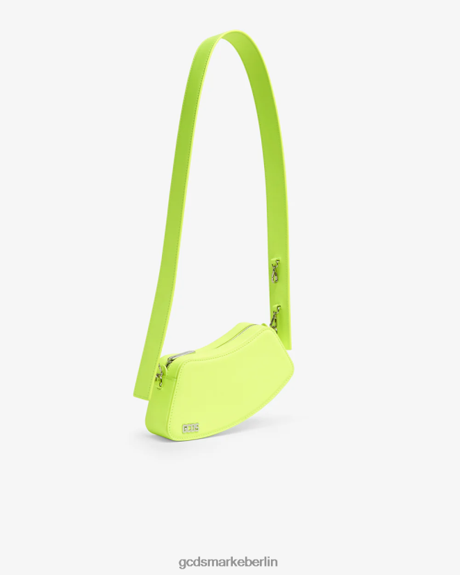 GCDS Männer Komma kleine Umhängetasche LP42F255 gelbes Fluo Zubehörteil