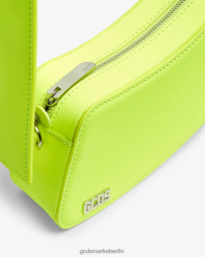 GCDS Männer Komma kleine Umhängetasche LP42F255 gelbes Fluo Zubehörteil