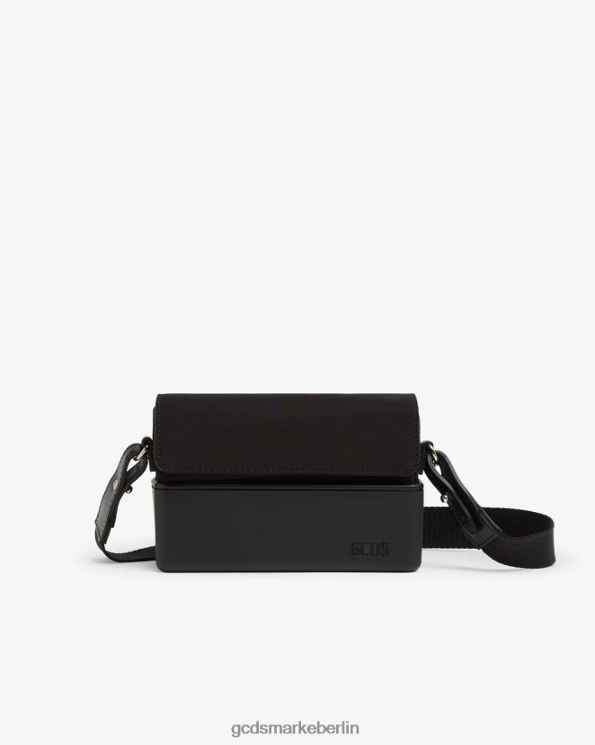 GCDS Männer Matilda Nylon-Umhängetasche LP42F261 Schwarz Zubehörteil
