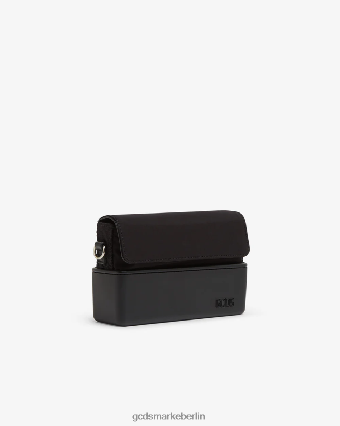 GCDS Männer Matilda Nylon-Umhängetasche LP42F261 Schwarz Zubehörteil