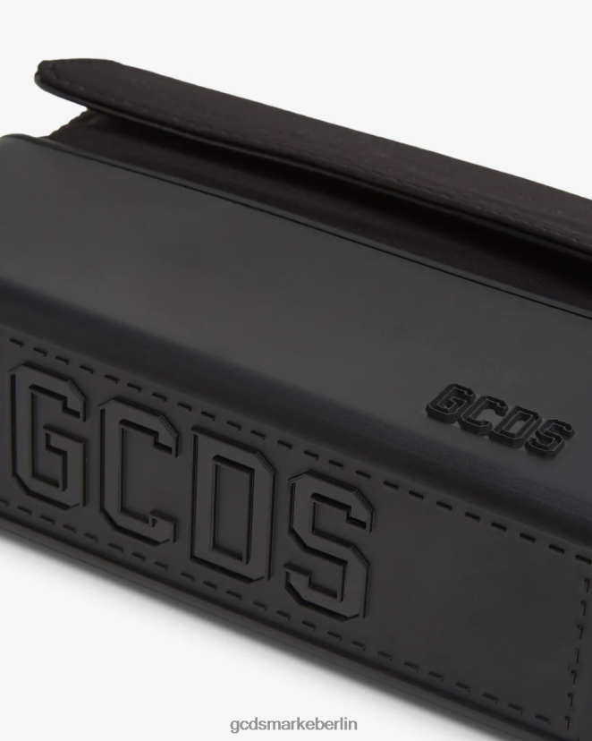 GCDS Männer Matilda Nylon-Umhängetasche LP42F261 Schwarz Zubehörteil