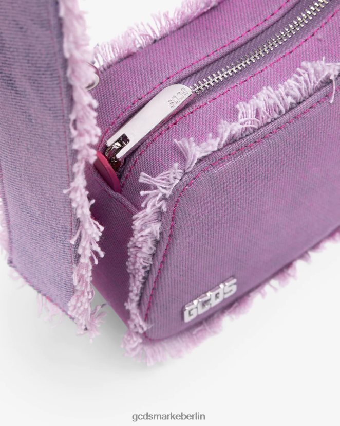 GCDS Männer Mittlere Umhängetasche aus Denim von Comma LP42F248 Rosa Zubehörteil